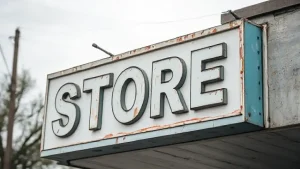 old business signage