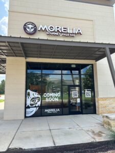 full-service signage katy tx - exterior storefront sign - morelia