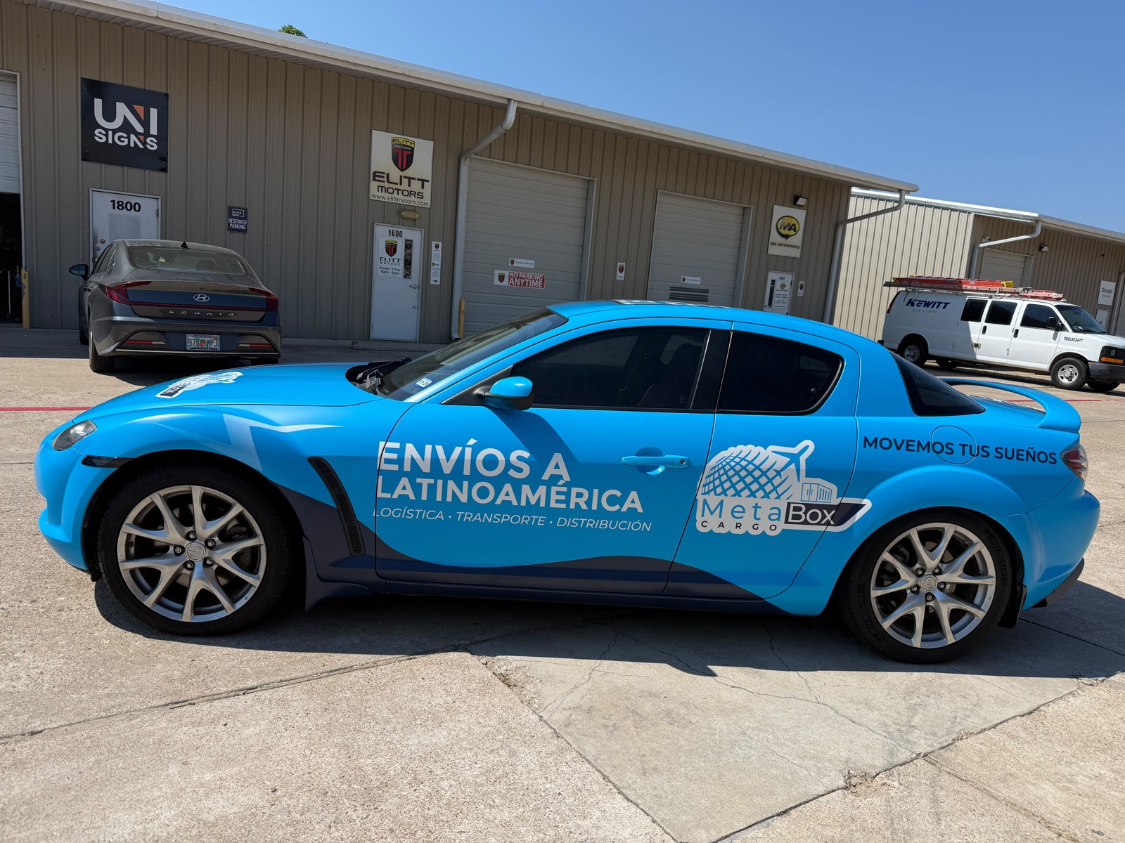 commercial vehicle wrap katy tx - MetaBox Cargo