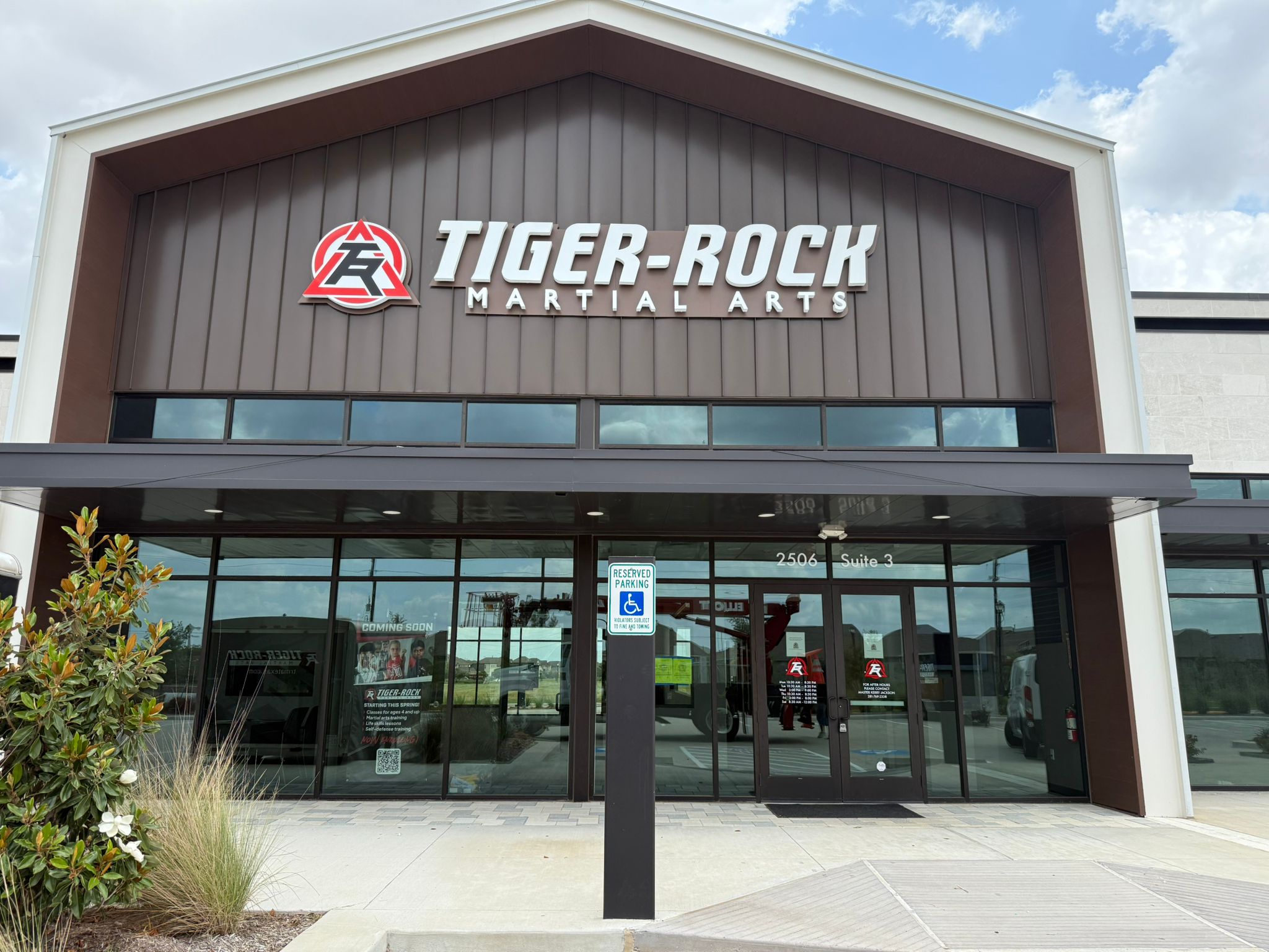 custom channel letter sign fulshear tx - Tiger-Rock Martial Arts