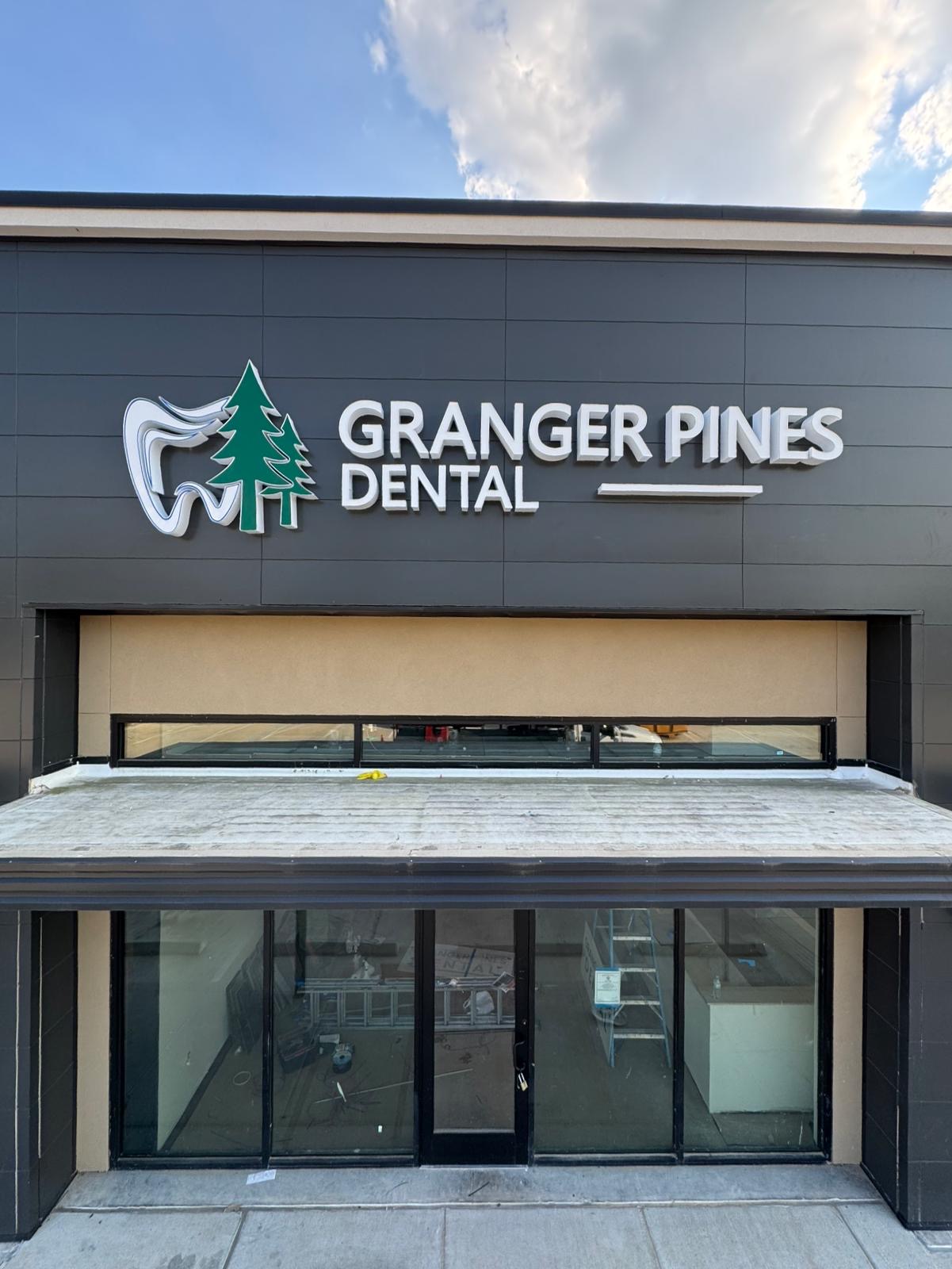 custom channel letter sign houston tx - Granger Pines Dental