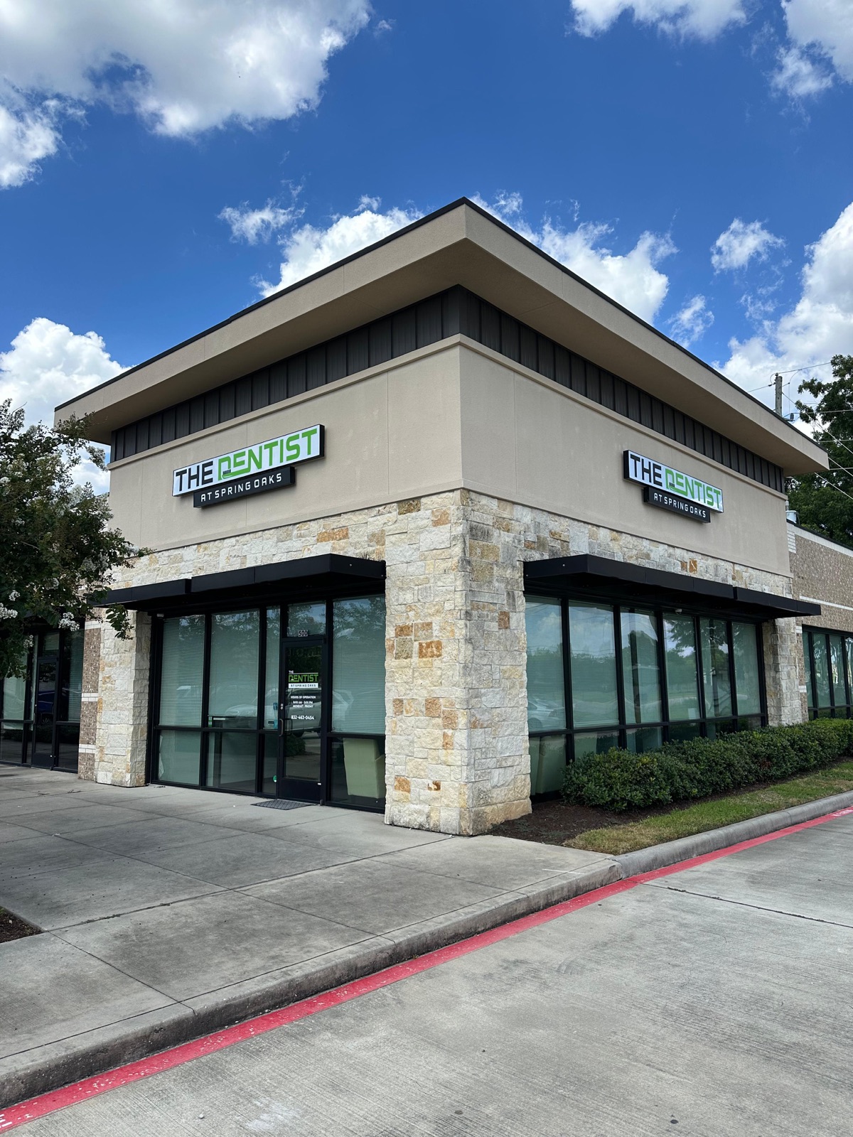 custom channel letter sign houston tx - The Dentist at Spring Oaks